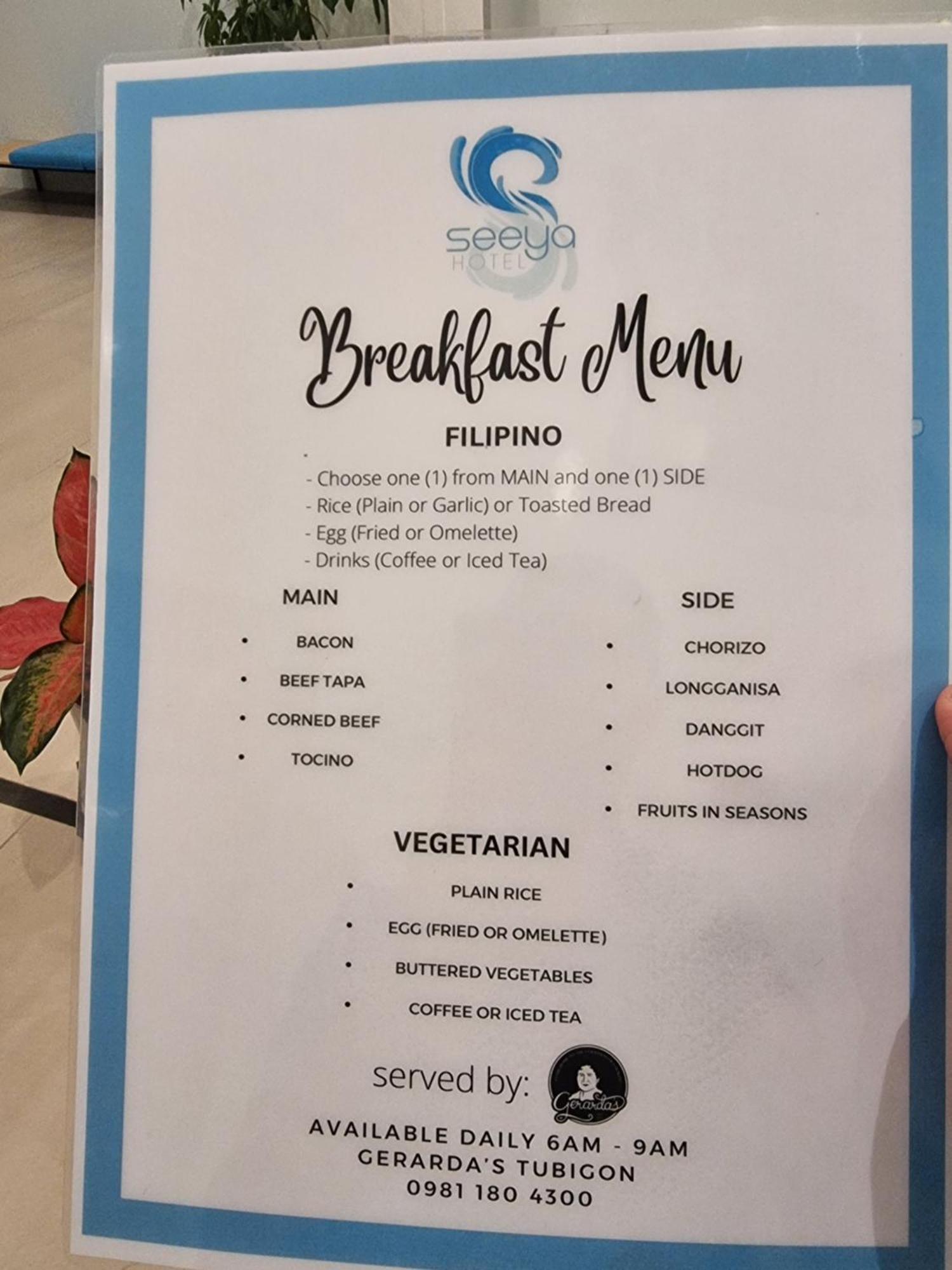 Seeya Hotel Tubigon Екстериор снимка